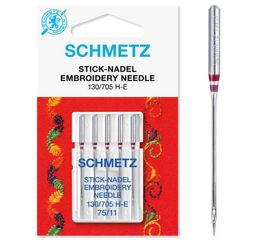 SCHMETZ Needles | Embroidery Needle - pack of 5 needles