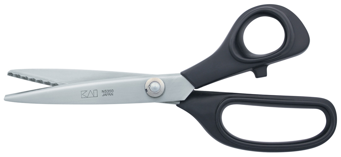 KAI pinking shears - 20cm - soft handle