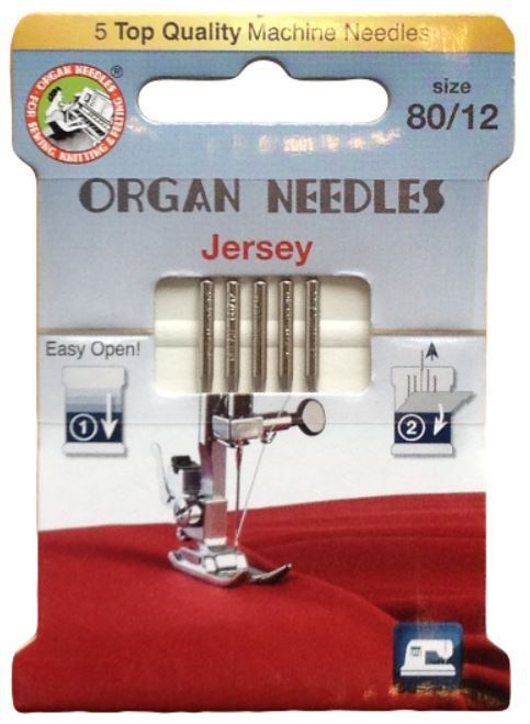 Jersey Needles | Organ Needles - pack of 5 needles
