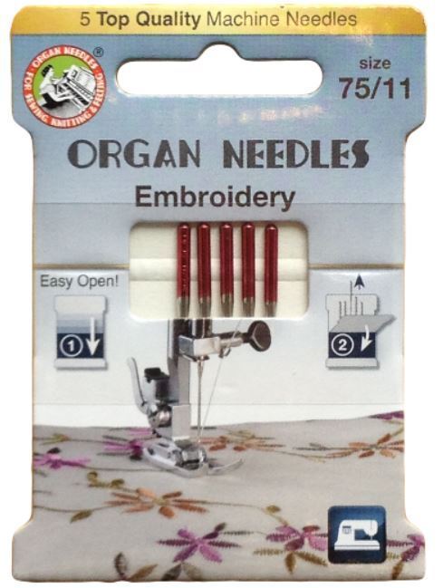 Embroidery Needles | Organ Needles - pack of 5 needles