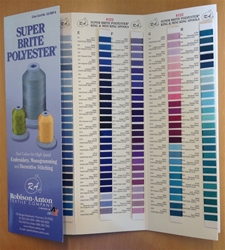 Super Brite Polyester Color Chart